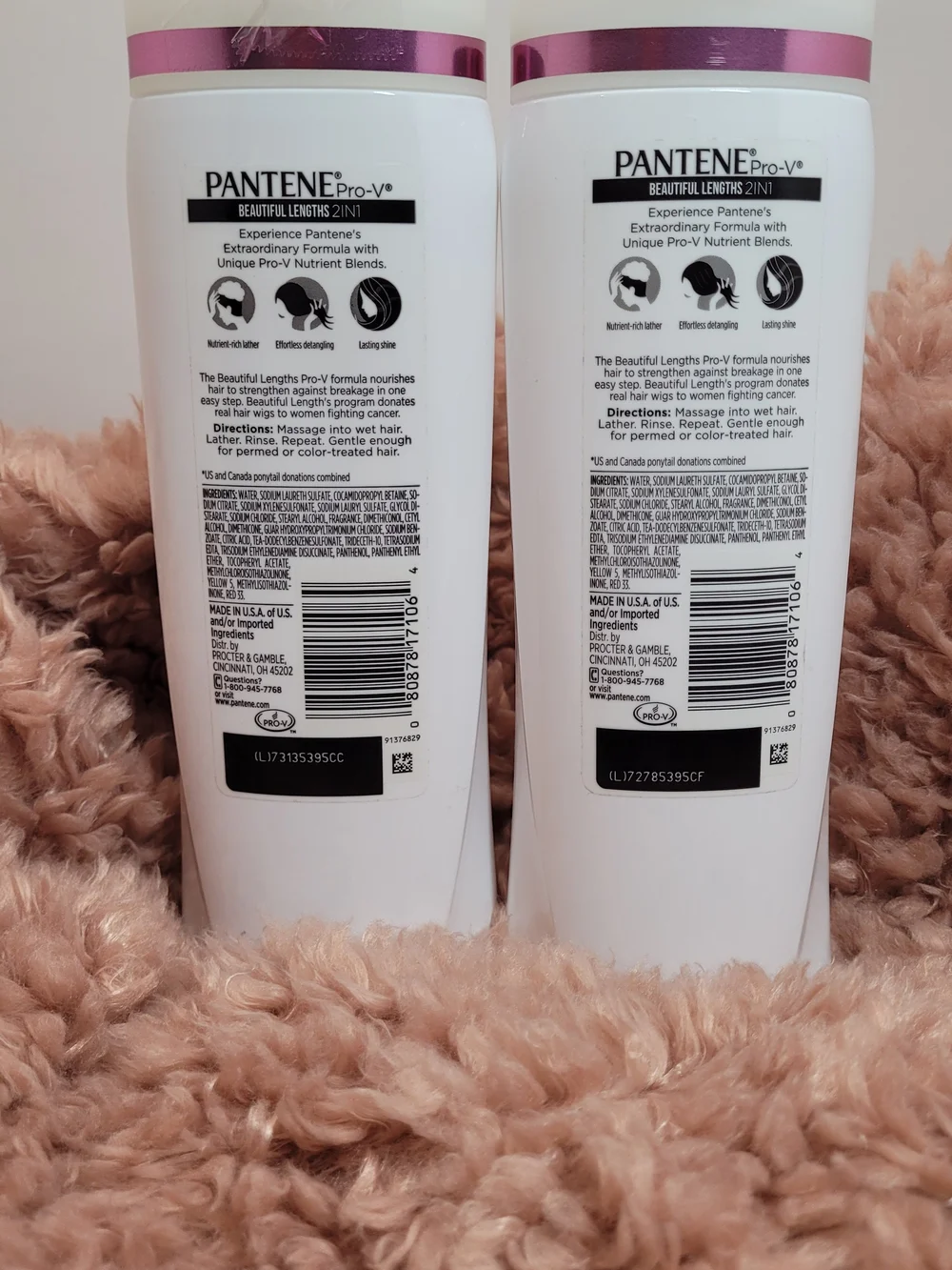 NEW! 2 Vintage Pantene Pro-V Beautiful Lengths 2 in 1 Shampoo Conditioner HTF